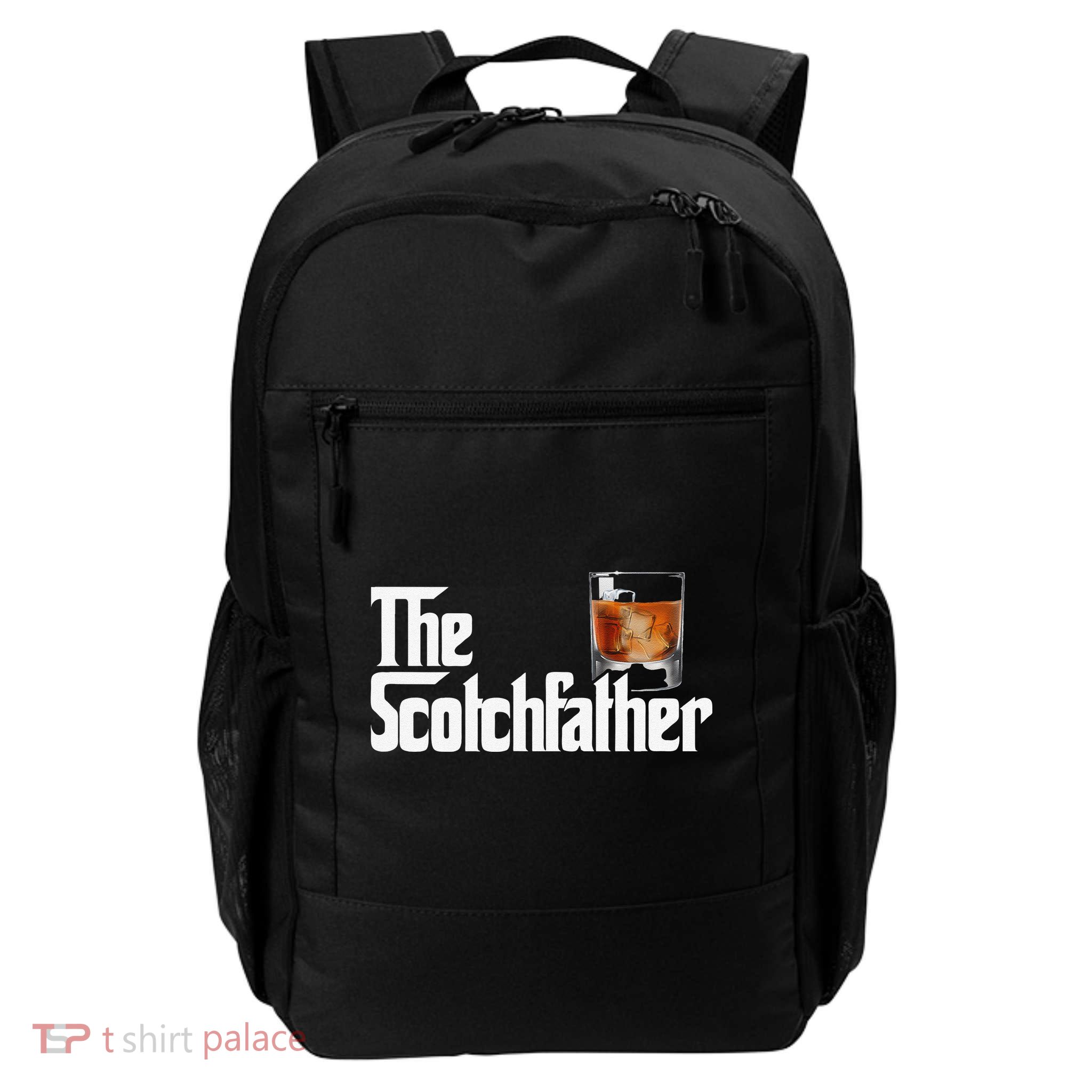 The Scotchfather Scotch Father Dad Fathers Day Drinking Backpack
