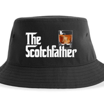 The Scotchfather Scotch Father Dad Fathers Day Drinking Sustainable Bucket Hat