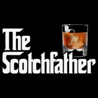 The Scotchfather Scotch Father Dad Fathers Day Drinking 7-Panel Snapback Hat