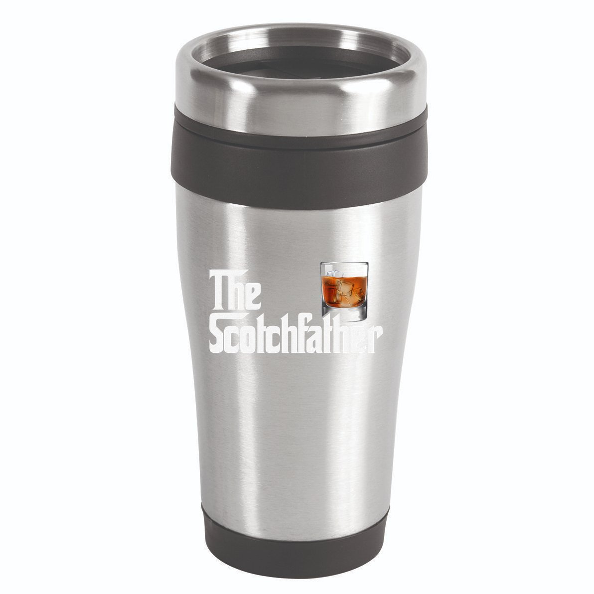 The Scotchfather Scotch Father Dad Fathers Day Drinking 16oz Travel Tumbler