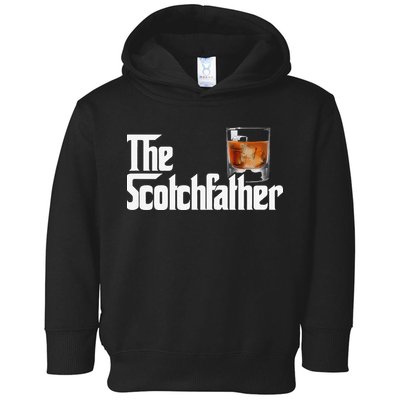 The Scotchfather Scotch Father Dad Fathers Day Drinking Toddler Hoodie