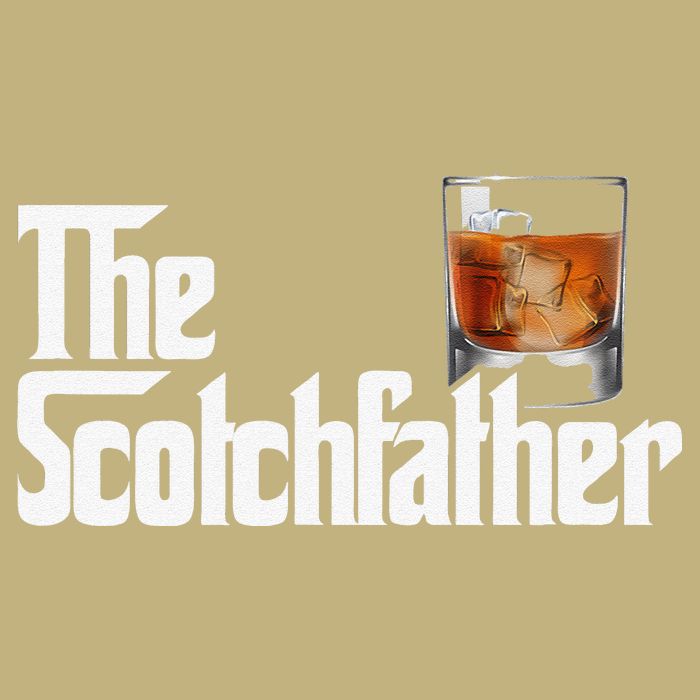 The Scotchfather Scotch Father Dad Fathers Day Drinking Cooling Performance Crew T-Shirt