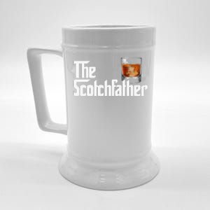 The Scotchfather Scotch Father Dad Fathers Day Drinking Beer Stein