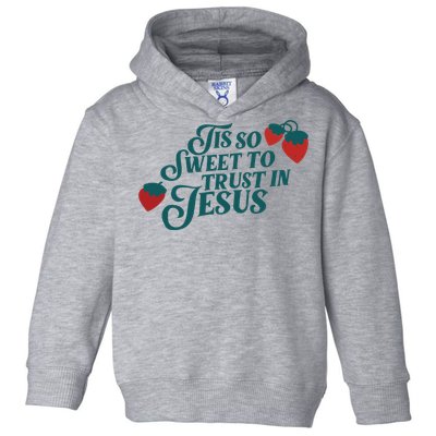 Tis So Sweet To Trust In Jesus Toddler Hoodie