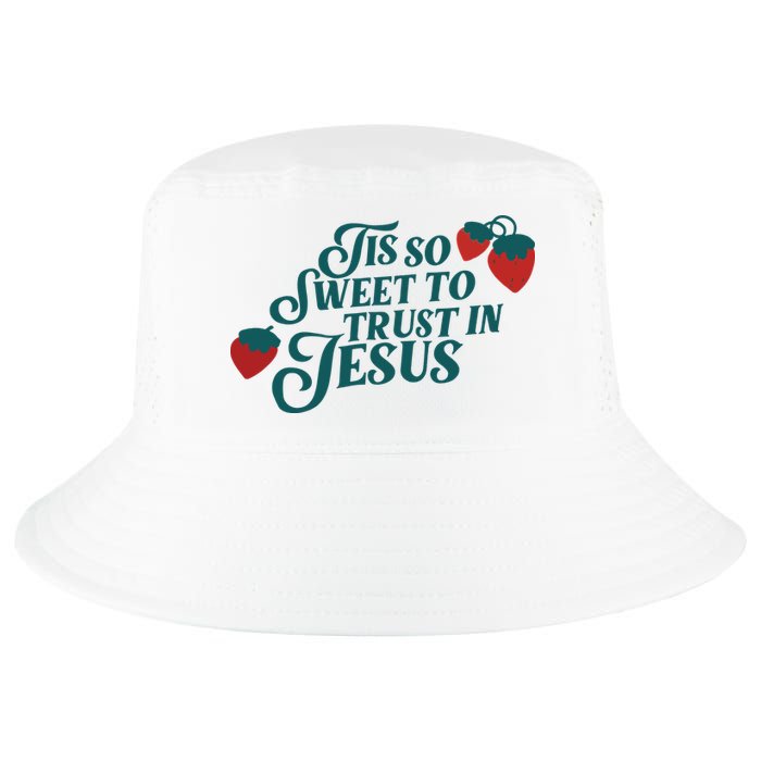 Tis So Sweet To Trust In Jesus Cool Comfort Performance Bucket Hat