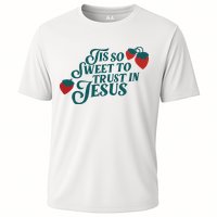 Tis So Sweet To Trust In Jesus Cooling Performance Crew T-Shirt