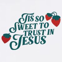 Tis So Sweet To Trust In Jesus Cooling Performance Crew T-Shirt