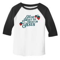 Tis So Sweet To Trust In Jesus Toddler Fine Jersey T-Shirt