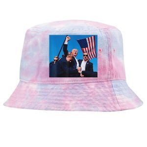 Trump Shot Shooter Trump Shooting Trump 2024 Make Me Tie-Dyed Bucket Hat