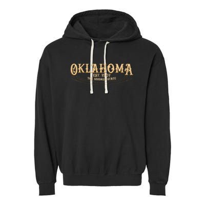 The Sooner State Oklahoma Garment-Dyed Fleece Hoodie