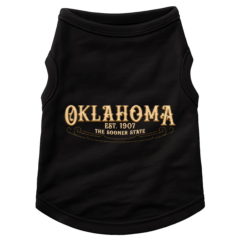 The Sooner State Oklahoma Doggie Tank