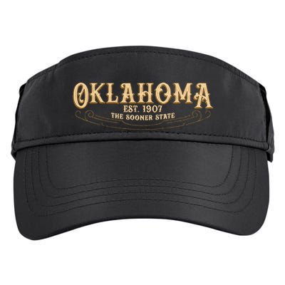 The Sooner State Oklahoma Adult Drive Performance Visor