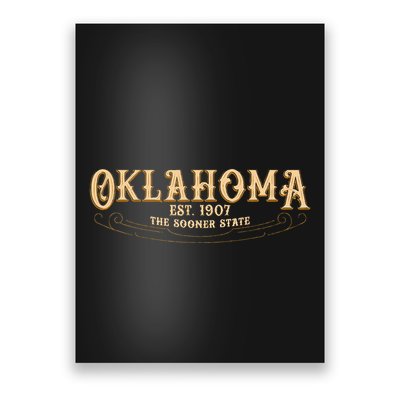 The Sooner State Oklahoma Poster