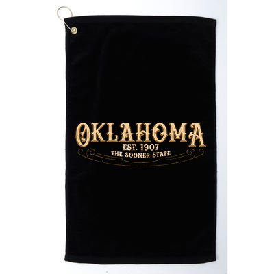 The Sooner State Oklahoma Golf Towel