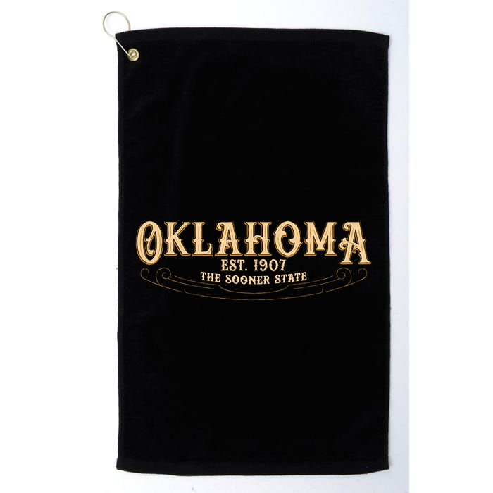 The Sooner State Oklahoma Golf Towel