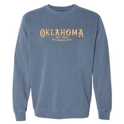 The Sooner State Oklahoma Garment-Dyed Sweatshirt