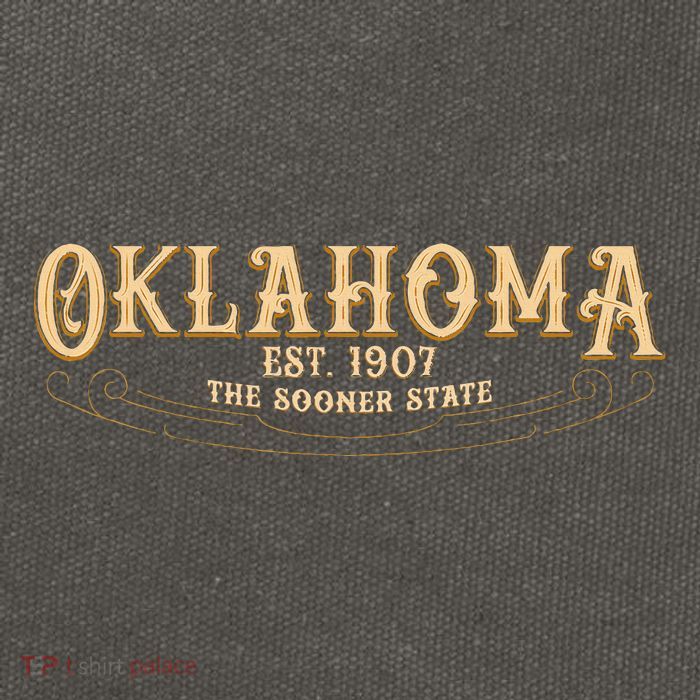 The Sooner State Oklahoma Cotton Canvas Backpack