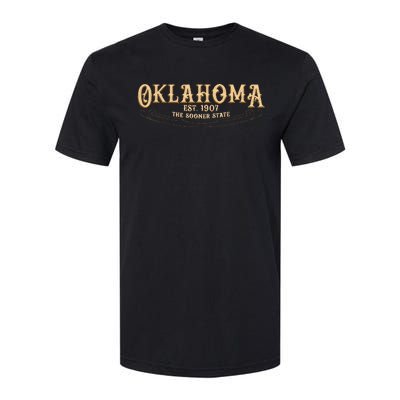 The Sooner State Oklahoma Softstyle CVC T-Shirt