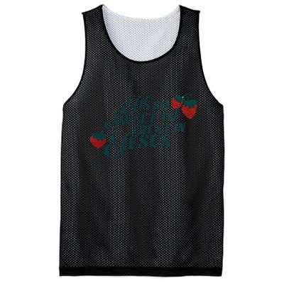 Tis So Sweet To Trust In Jesus Mesh Reversible Basketball Jersey Tank