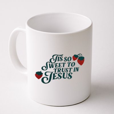 Tis So Sweet To Trust In Jesus Coffee Mug