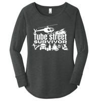 Tube Street Survivor Women's Perfect Tri Tunic Long Sleeve Shirt