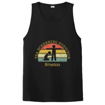 Tsa Screening Survivor Metoo Funny Humour Gag Adult PosiCharge Competitor Tank