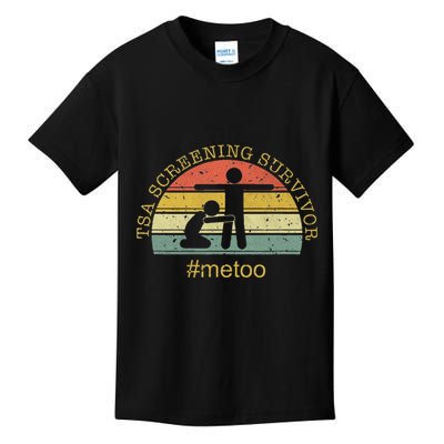 Tsa Screening Survivor Metoo Funny Humour Gag Adult Kids T-Shirt