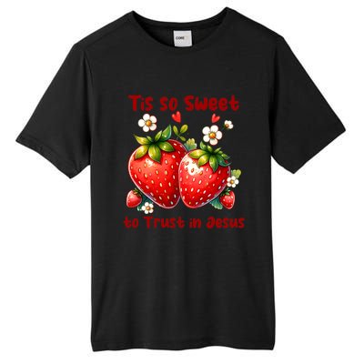 Tis So Sweet To Trust In Jesus Tall Fusion ChromaSoft Performance T-Shirt