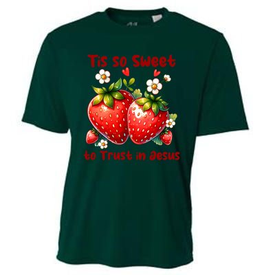 Tis So Sweet To Trust In Jesus Cooling Performance Crew T-Shirt