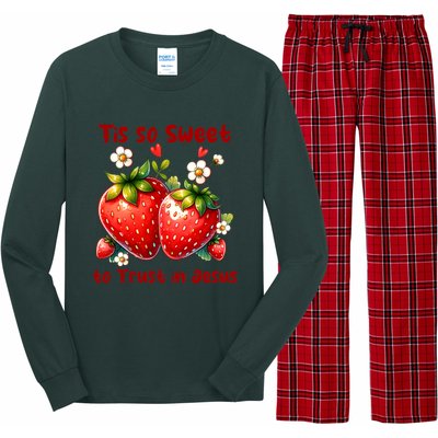 Tis So Sweet To Trust In Jesus Long Sleeve Pajama Set