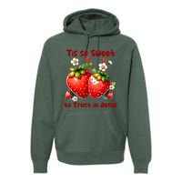 Tis So Sweet To Trust In Jesus Premium Hoodie