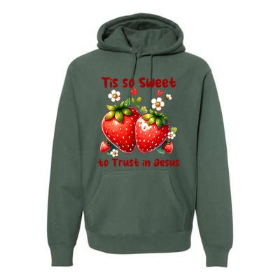 Tis So Sweet To Trust In Jesus Premium Hoodie