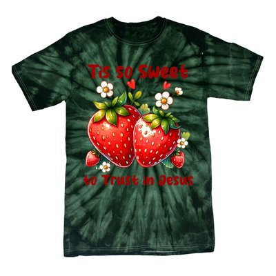 Tis So Sweet To Trust In Jesus Tie-Dye T-Shirt