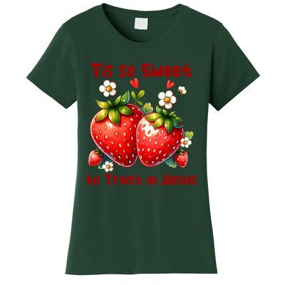 Tis So Sweet To Trust In Jesus Women's T-Shirt