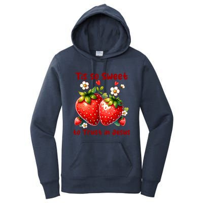 Tis So Sweet To Trust In Jesus Women's Pullover Hoodie