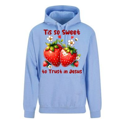 Tis So Sweet To Trust In Jesus Unisex Surf Hoodie