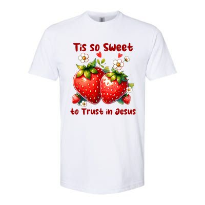 Tis So Sweet To Trust In Jesus Softstyle® CVC T-Shirt