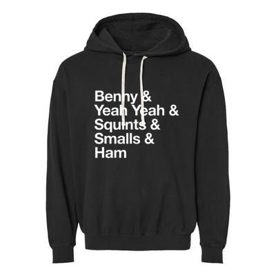 The Sandlot Stacked Name List Garment-Dyed Fleece Hoodie