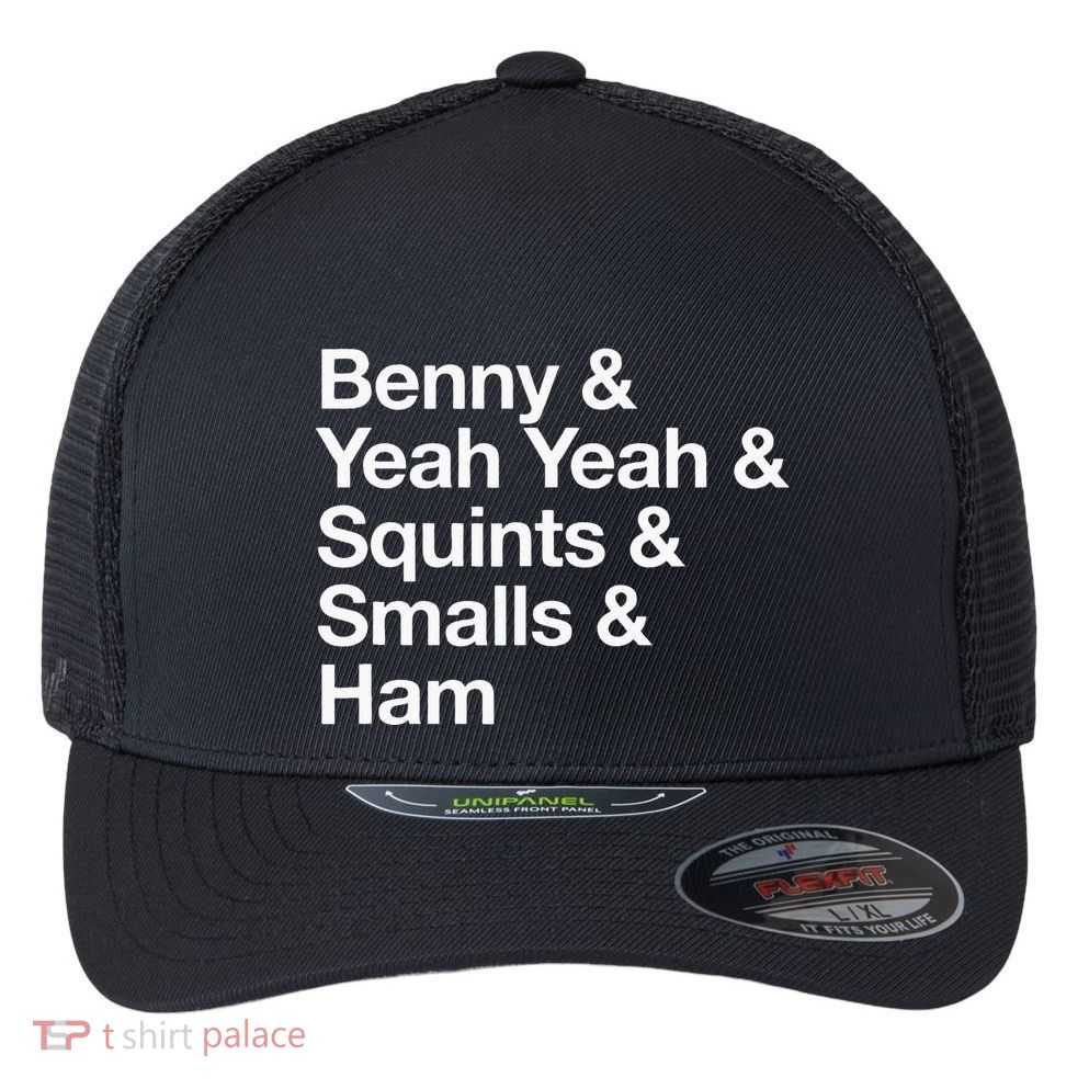 The Sandlot Stacked Name List Flexfit Unipanel Trucker Cap