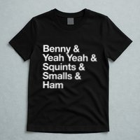 The Sandlot Stacked Name List T-Shirt