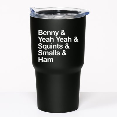 The Sandlot Stacked Name List Tumbler