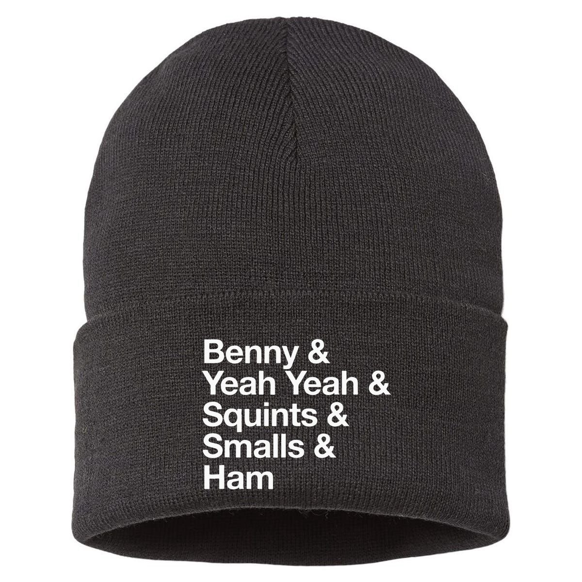 The Sandlot Stacked Name List Sustainable Knit Beanie