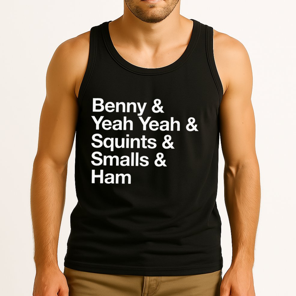 The Sandlot Stacked Name List Tank Top