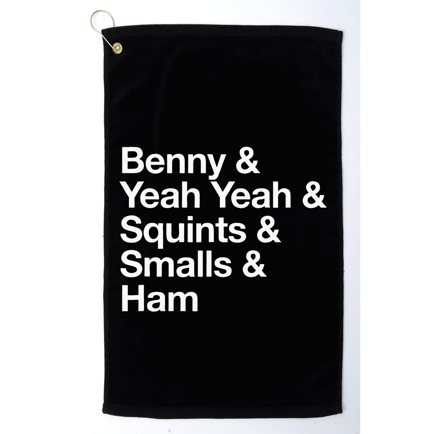 The Sandlot Stacked Name List Golf Towel