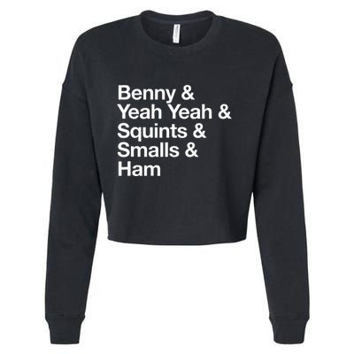 The Sandlot Stacked Name List Cropped Pullover Crew