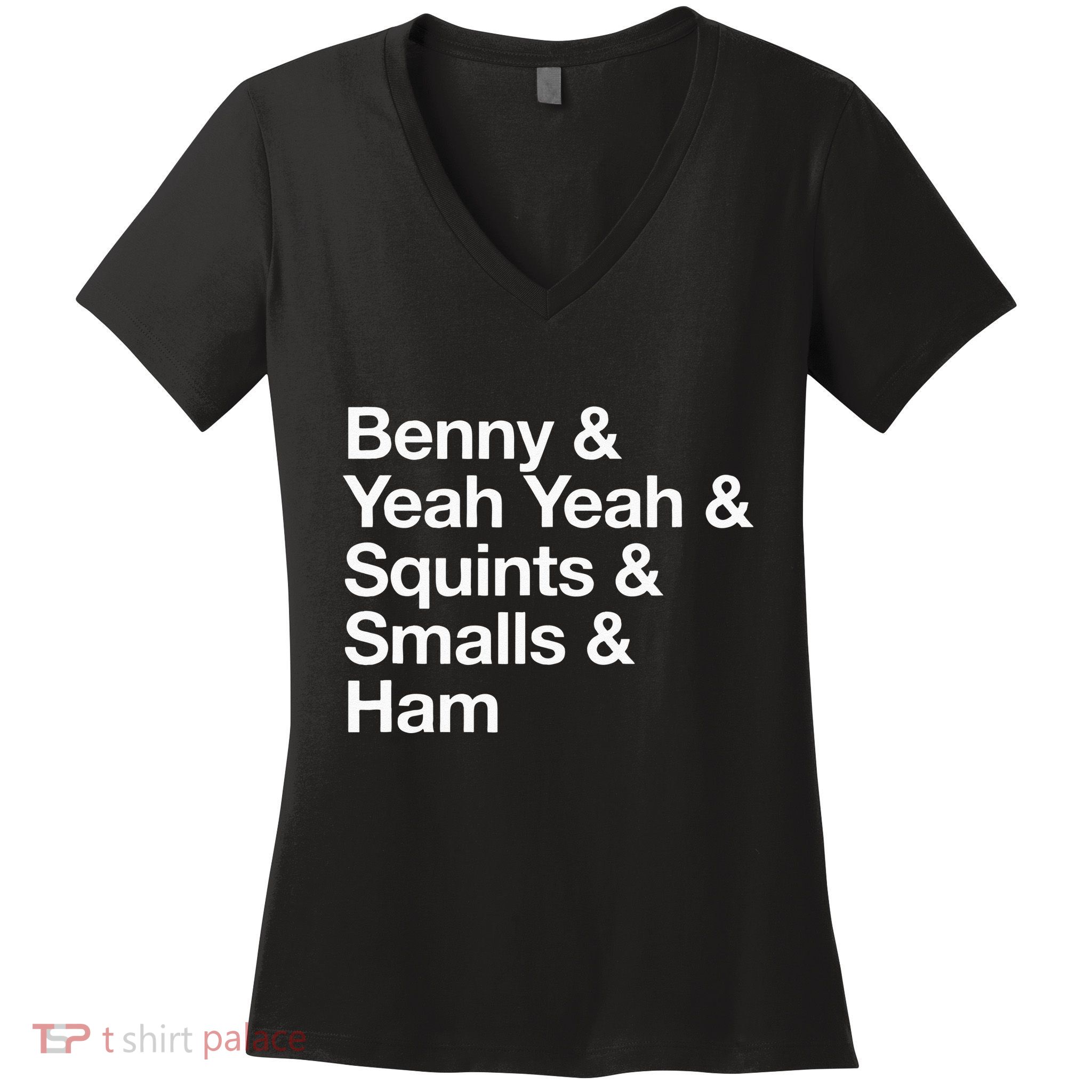 The Sandlot Stacked Name List Women's V-Neck T-Shirt