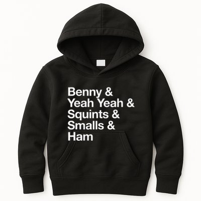 The Sandlot Stacked Name List Kids Hoodie