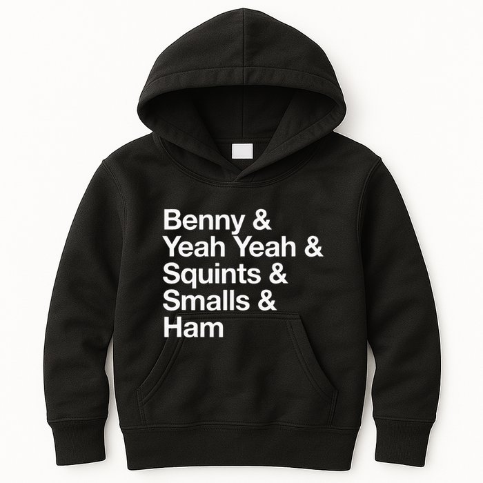 The Sandlot Stacked Name List Kids Hoodie