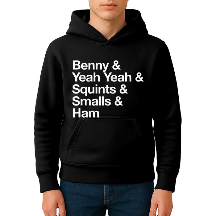 The Sandlot Stacked Name List Kids Hoodie