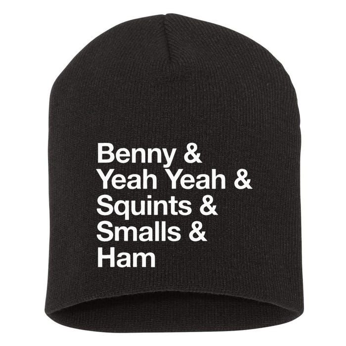 The Sandlot Stacked Name List Short Acrylic Beanie